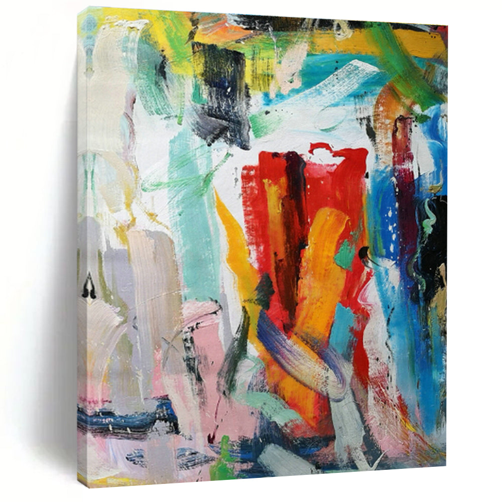 Hand - Painted Abstract Murals for Cottage Living Room and Entryway DLZ0770