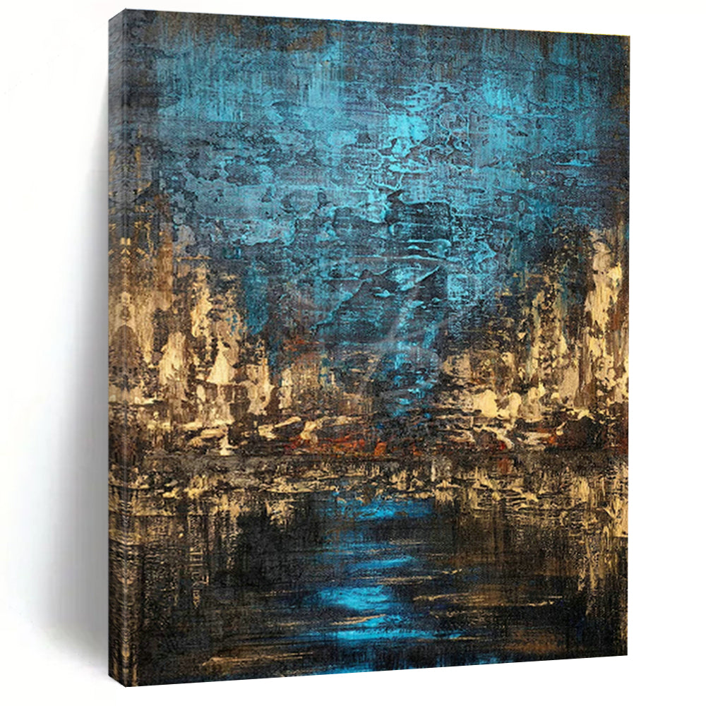 Mammoth - Extent Custom Abstract Canvases for Hallway Skylight Corridors & Cottage Laundry Rooms DLZ0744