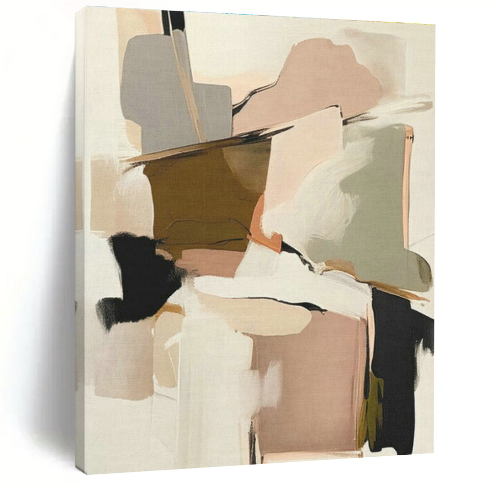 Original Handmade Abstract Canvas for Entryway and Cottage Office DLZ1635