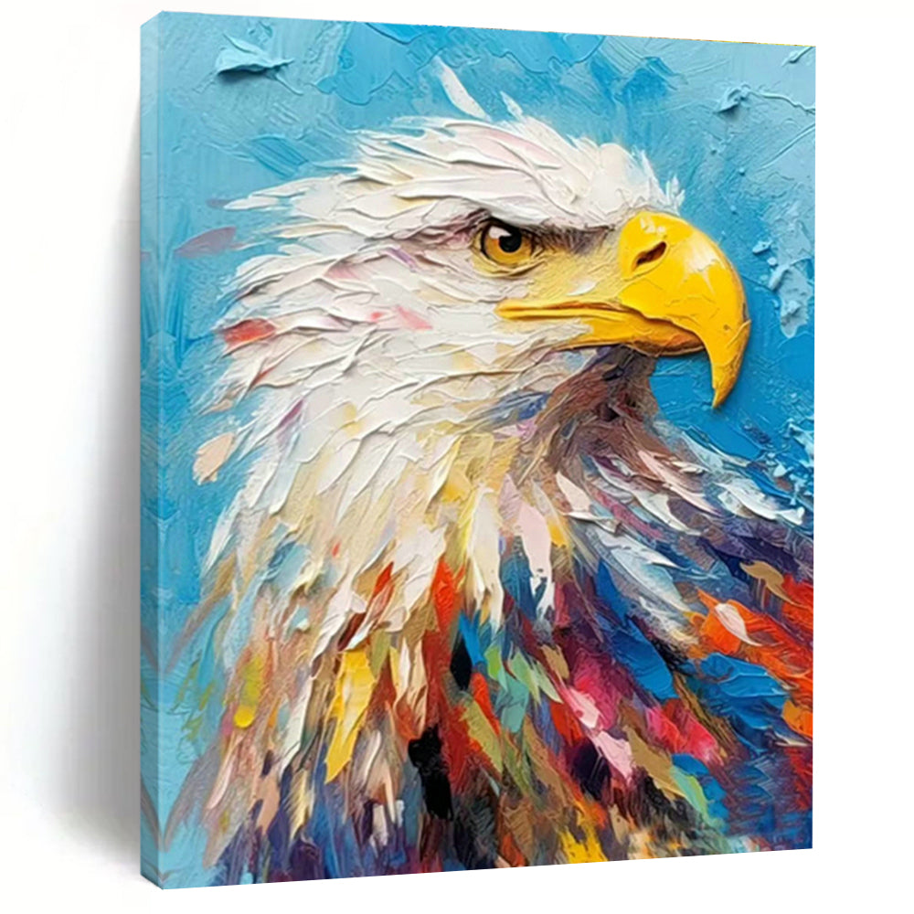 Gargantuan Bespoke Hand - Painted Abstract Canvas for Office & Living Room DLZ1067