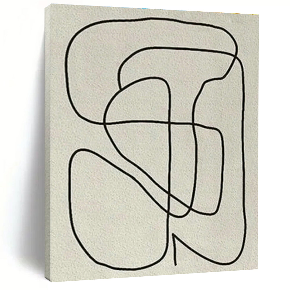 Handmade Extra - Large Abstract Art for Office & Cottage Living Room DLZ1143