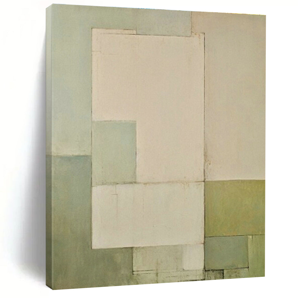 Extra - Large Hand - Painted Abstract Canvases for Hallway Picture Ledge Displays & Cottage Living Room Piano Corners DLZ0602
