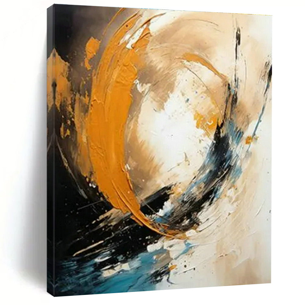 Large Custom Handmade Abstract Canvas for Cottage Bedroom Window Alcove and Living Room Outdoor - Inspired Wall DLZ1712