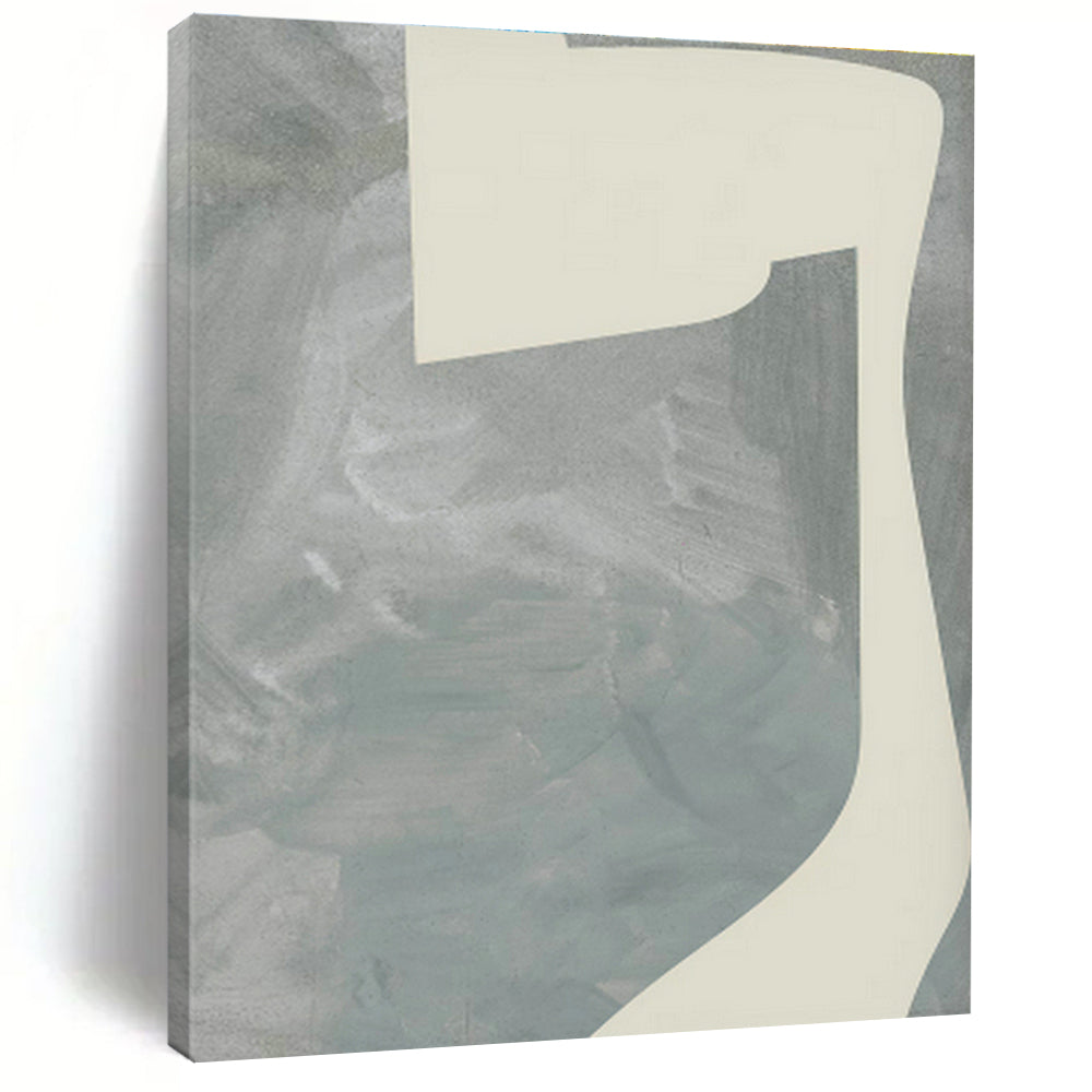Oversized Abstract Hand - Painted Murals for Office Break Room Lounge Chairs & Dining Room Buffet Cabinets DLZ0711