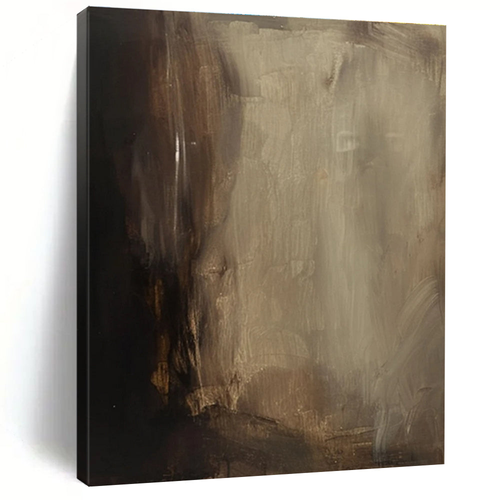 Earthy Tones Abstract Painting with Subtle Textures ADGE511