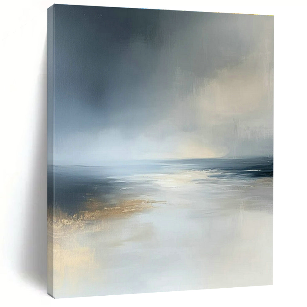 Oversized Custom Hand-Painted Abstract Art for Cottage Kitchen Pantry Wall and Bedroom Vanity Area DLZ1836