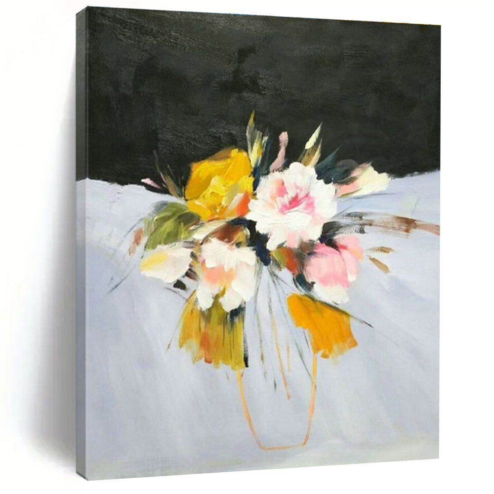 Enormous - Scale Custom Hand - Painted Abstract Canvases for Bedroom Canopy Beds & Office Server Closets DLZ0626