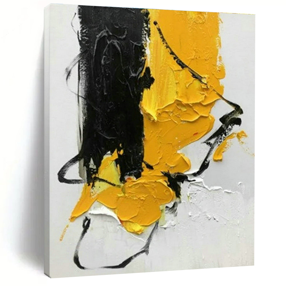 Custom Hand-Painted Abstract Art for Entryway and Dining Room DLZ1447