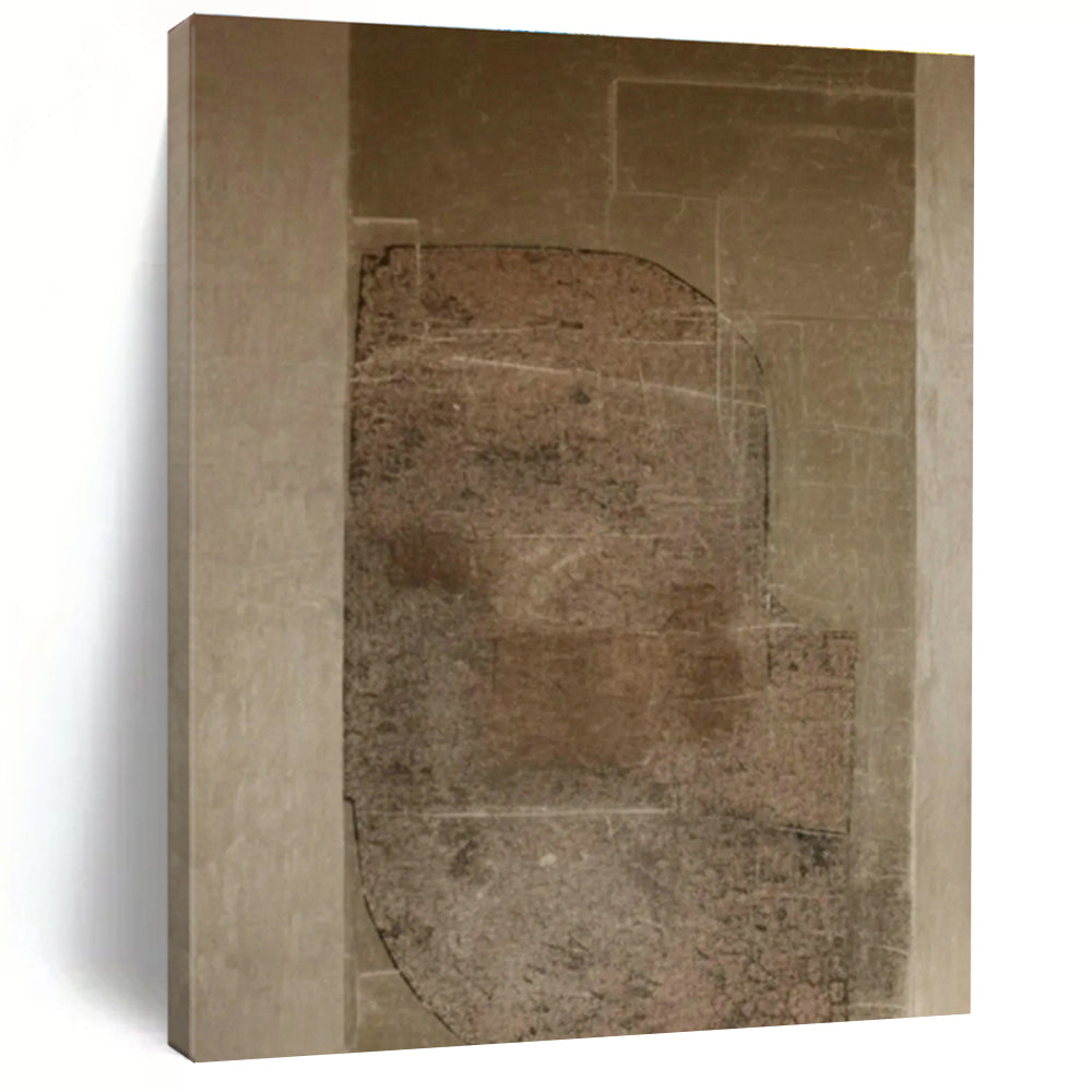 Hand - Painted Custom Abstract Canvases for Cottage Living Room Fireplaces & Dining Room Buffet Cabinets DLZ0832