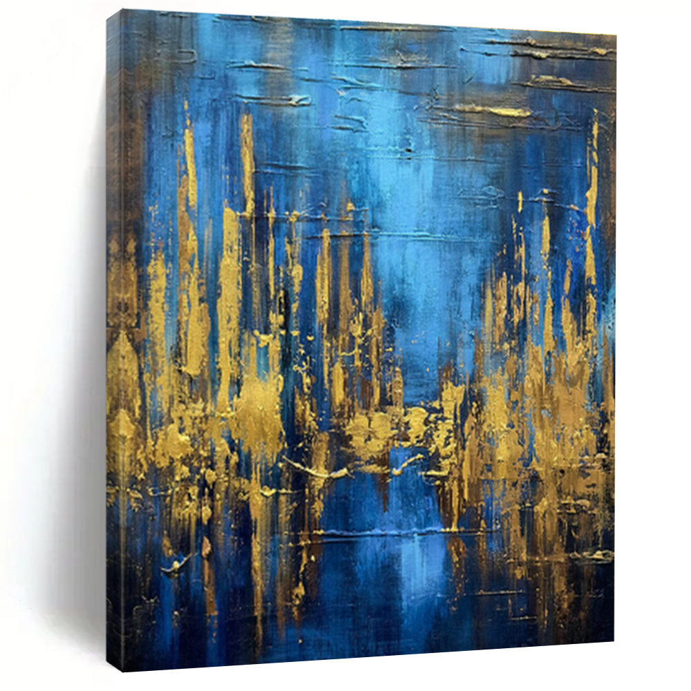Colossal - Proportion Hand - Painted Abstract Murals for Entryway Vestibules & Bedroom Dressing Areas DLZ0743
