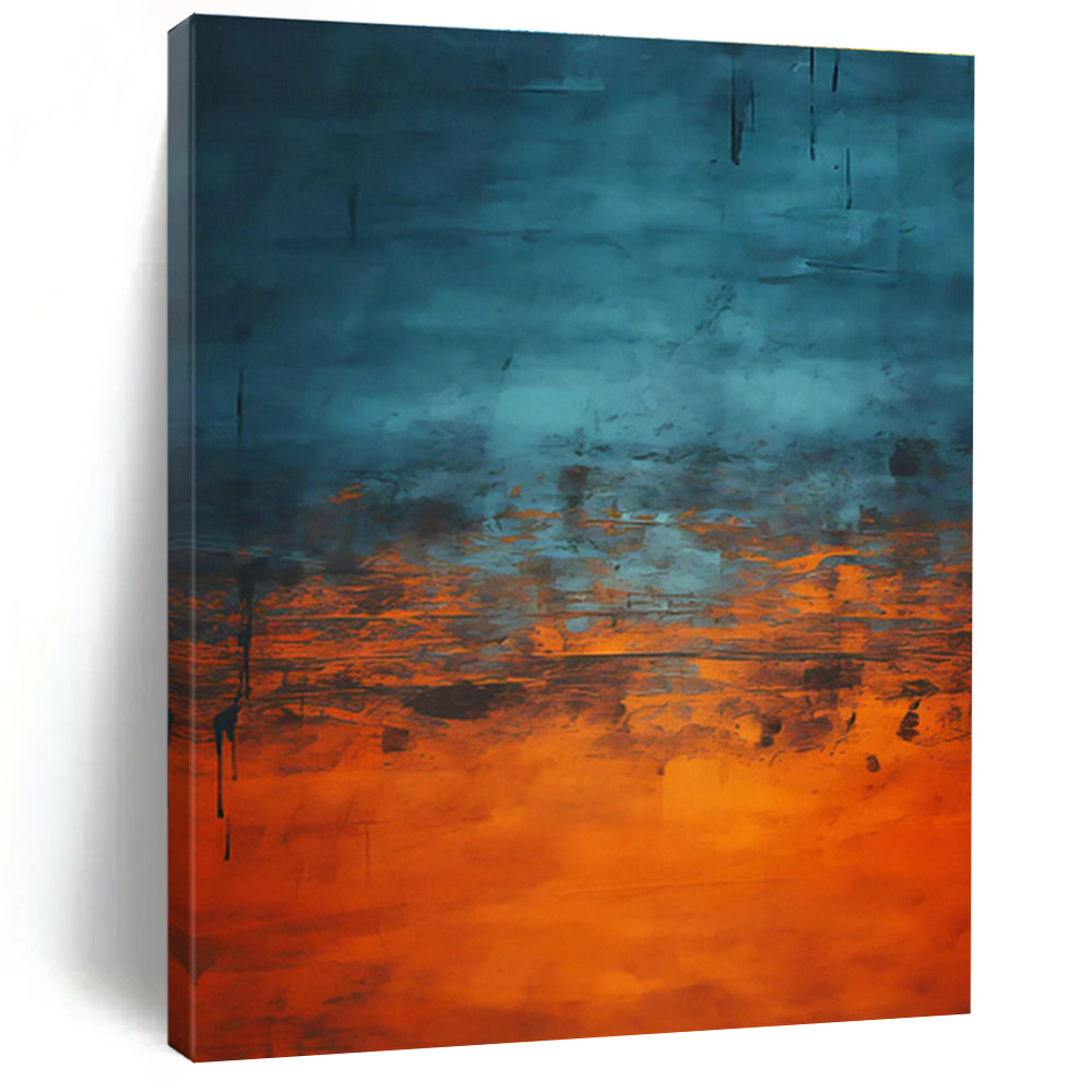 Huge, Layered Custom Abstract Art for Dining Room Allure DLZ0453