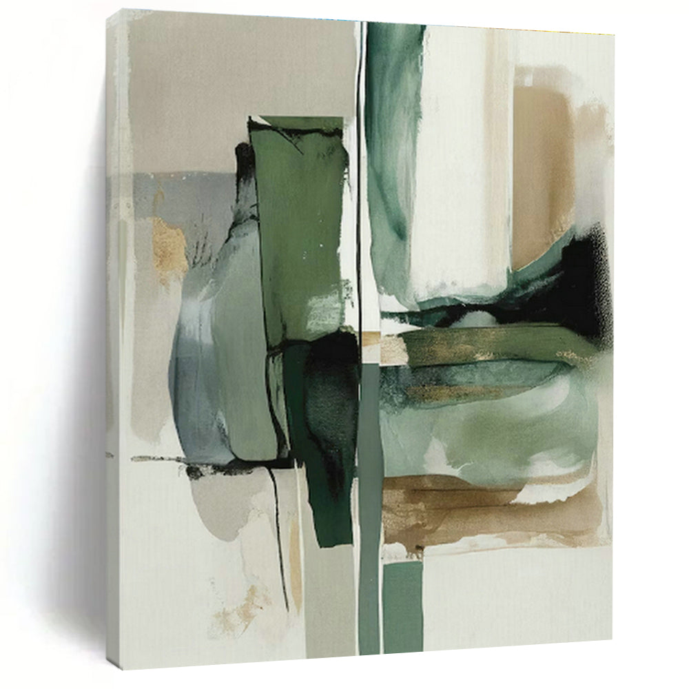 Handmade Abstract Wall Art for Cottage Bedroom & Entryway DLZ1643