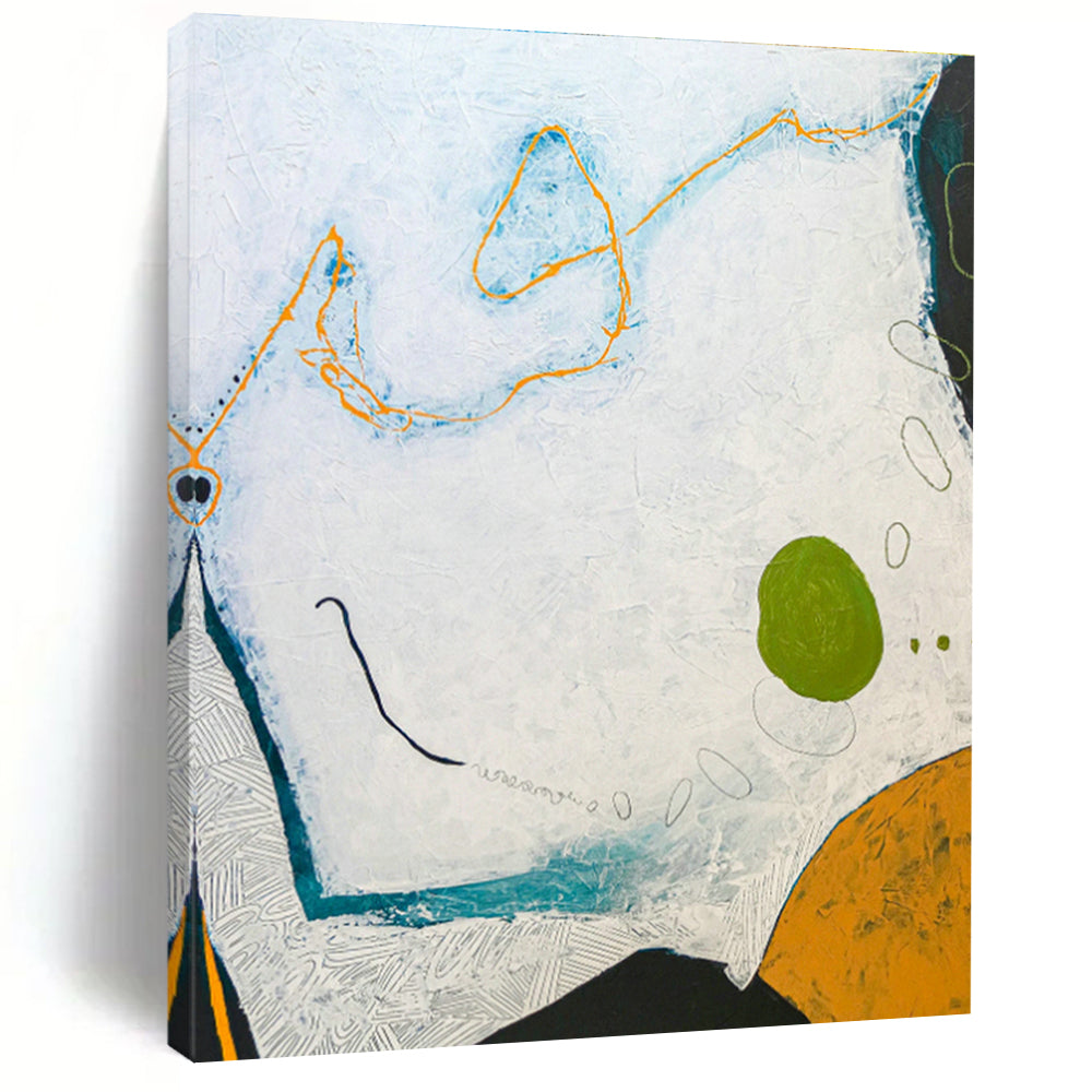 Massively Oversized Custom - Made Abstract Canvas for Office & Dining Room DLZ1114