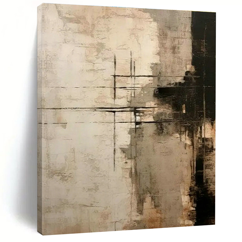 Giant - Format Custom Abstract Paintings for Dining Room Sophistication DLZ0419