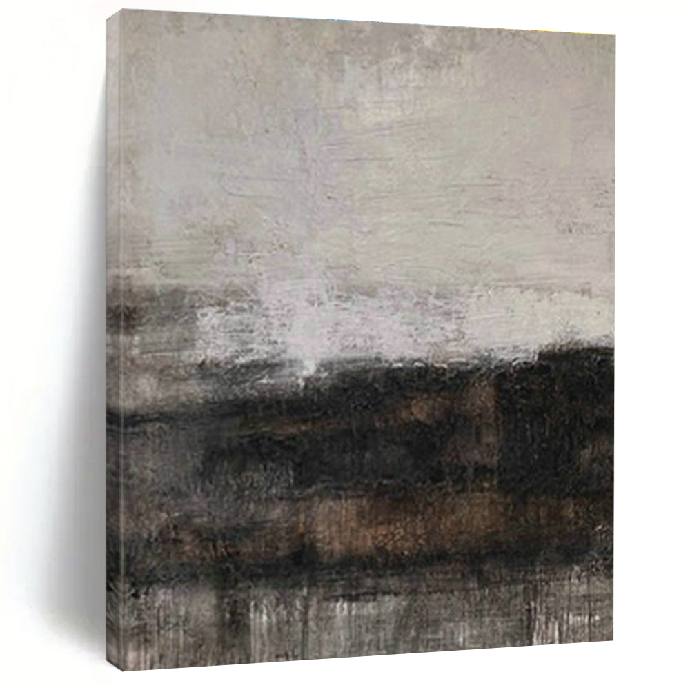 Oversized Custom Handmade Abstract Painting for Cottage Office Standing Desk Wall and Bedroom Yoga Mat Storage Niche DLZ1880
