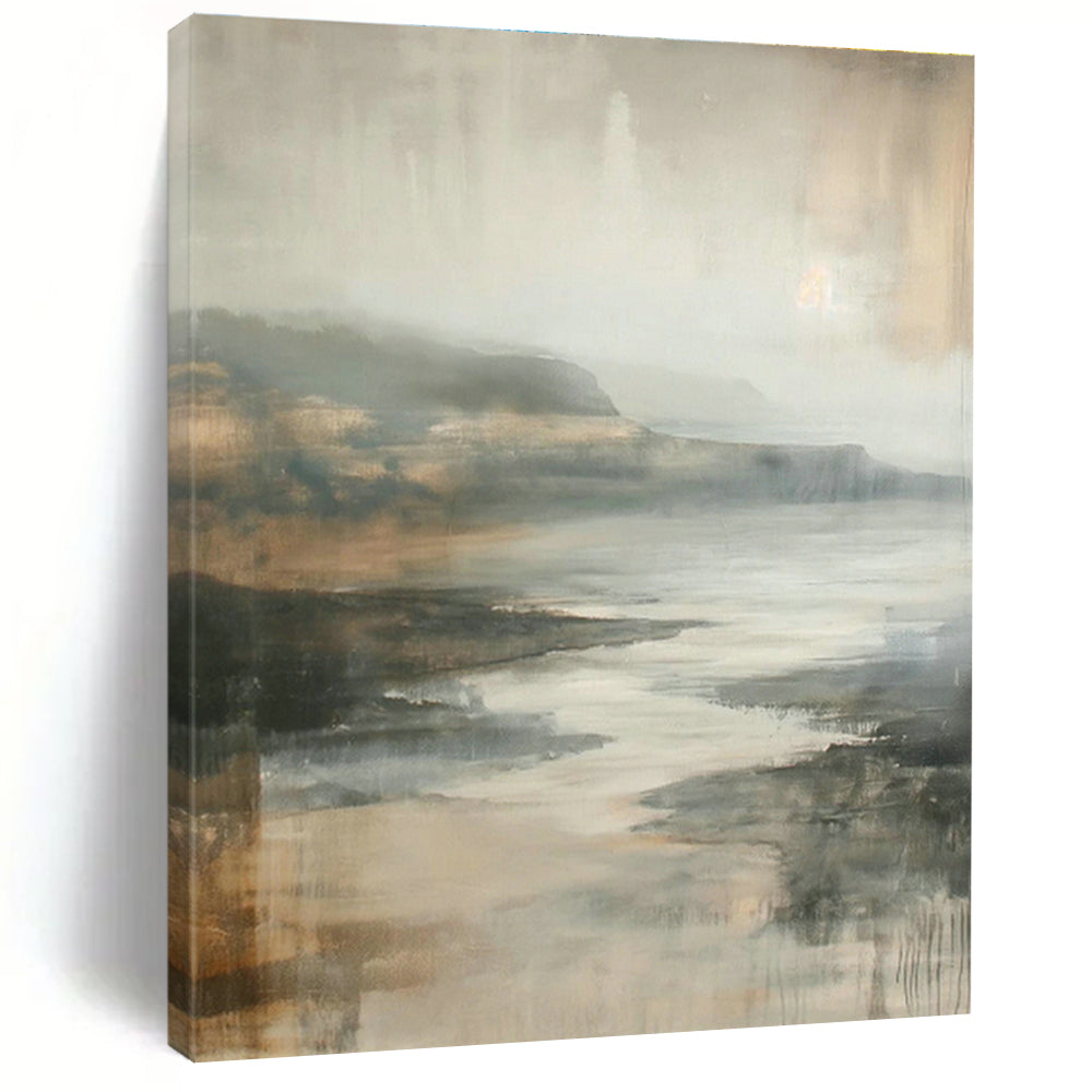 Giant Customizable Hand-Painted Abstract Wall Art for Bedroom & Hallway DLZ1008