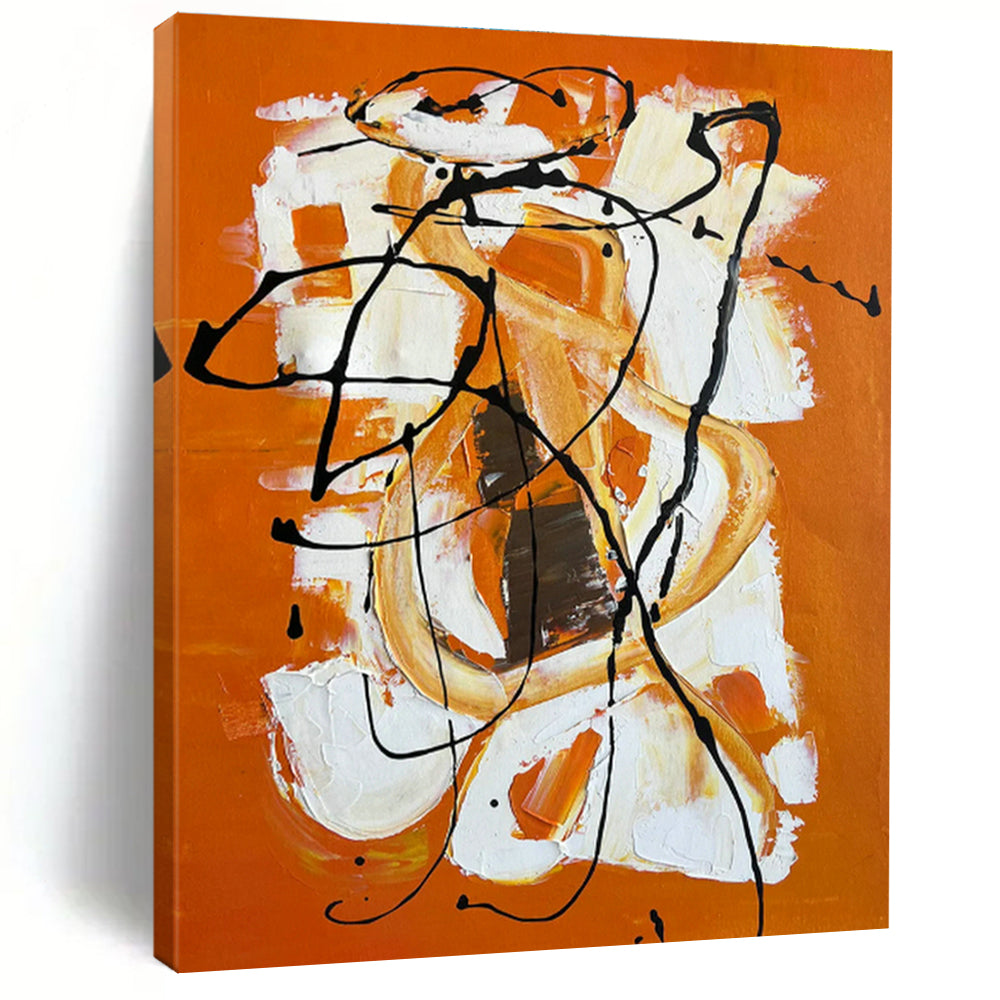 Large Custom Abstract Wall Art for Cottage Office & Bedroom DLZ1228
