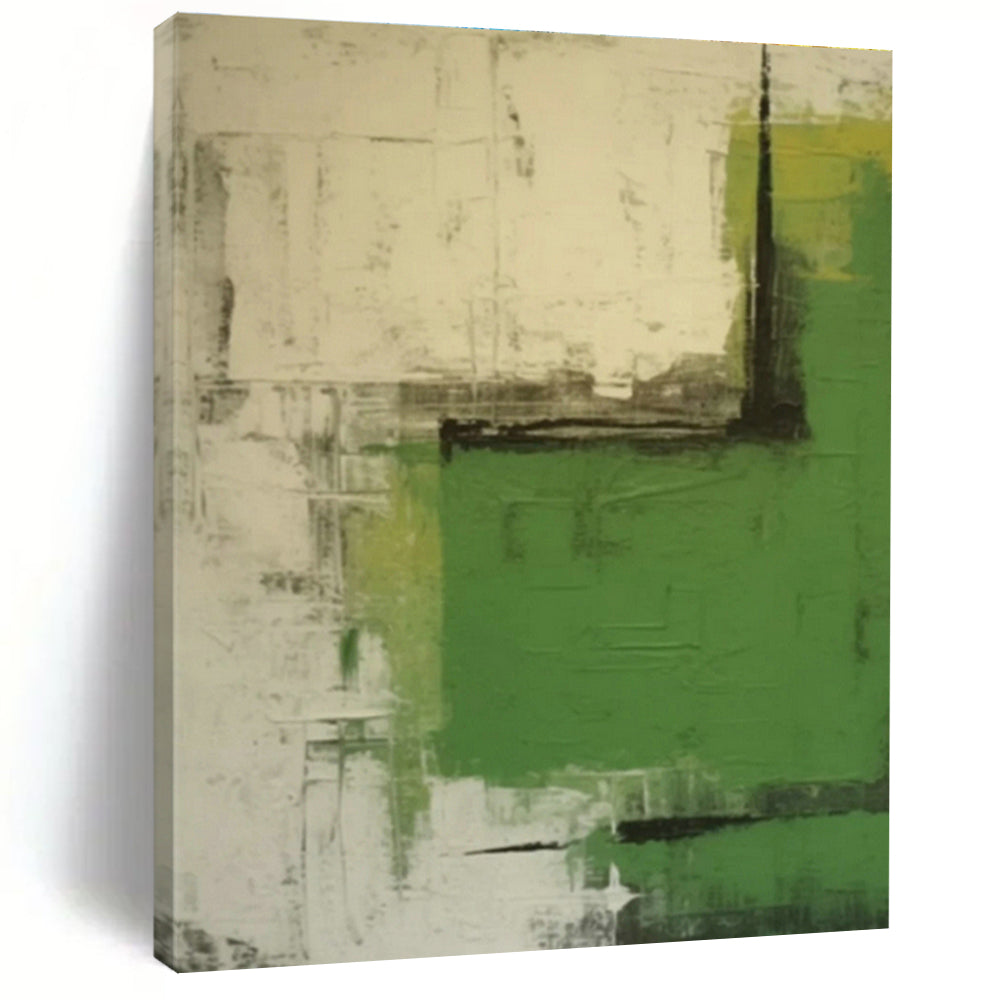 Custom - Made Hand - Painted Abstract Canvases for Bedroom Nightstands & Cottage Hallway Bike Racks DLZ0844