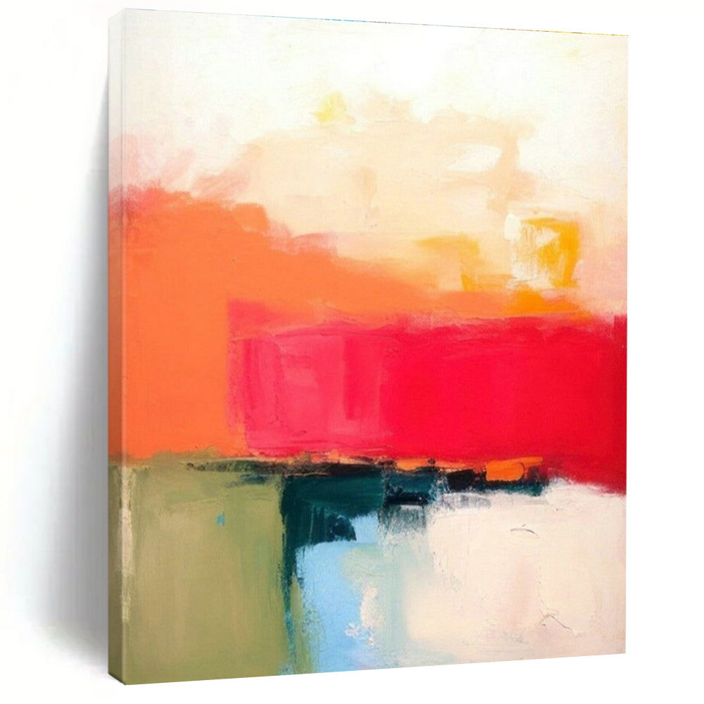 Oversized Custom Handmade Abstract Painting for Bedroom Walk-in Linen Closet Wall and Hallway Umbrella Stand Wall DLZ1926