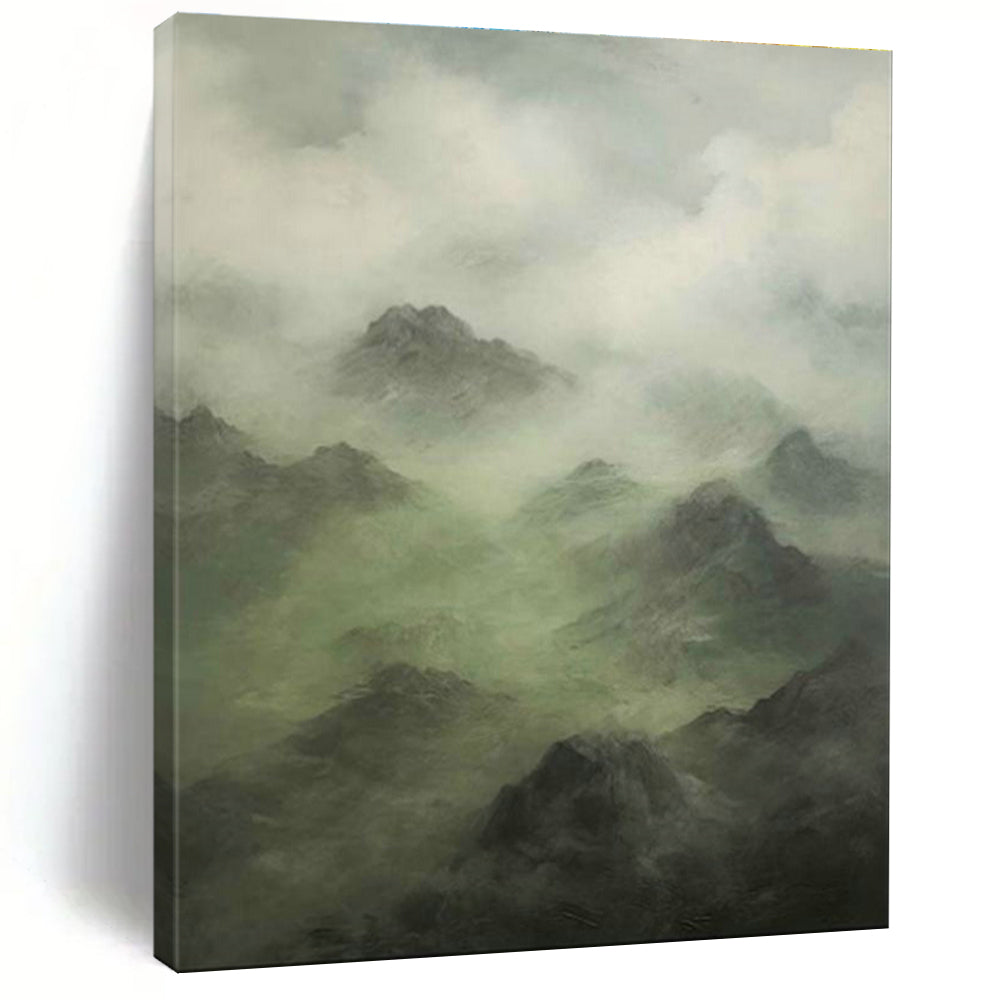 Immense Bespoke Hand Painted Abstract Wall Decor for Entryway & Cottage DLZ2180
