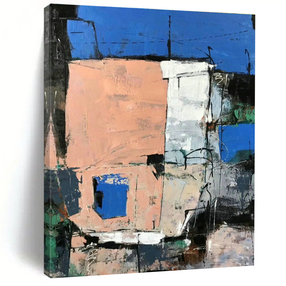 Custom Abstract Paintings for Bedroom and Entryway DLZ0765