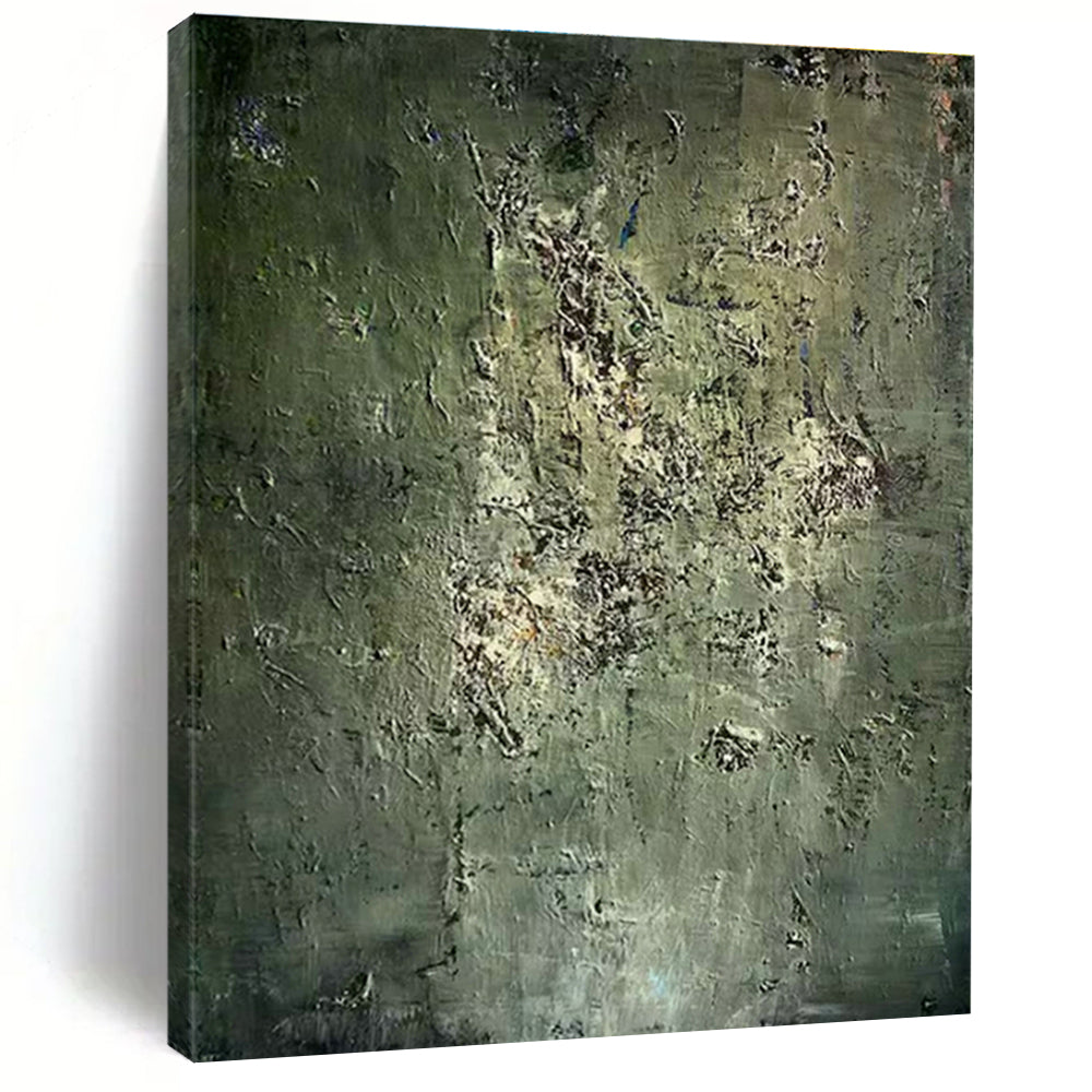 Large Hand-Painted Abstract Canvas for Office and Cottage Entryway DLZ1478