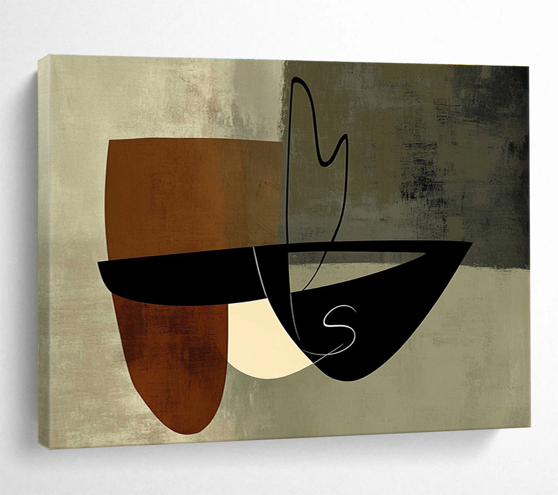 Geometric Abstract Shapes Painting DYP075