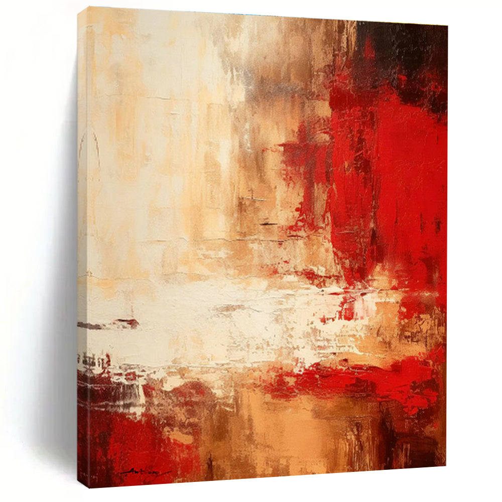 Custom - Made Hand - Painted Abstract Canvases for Bedroom Dressing Tables and Cottage Hallway Benches DLZ0785