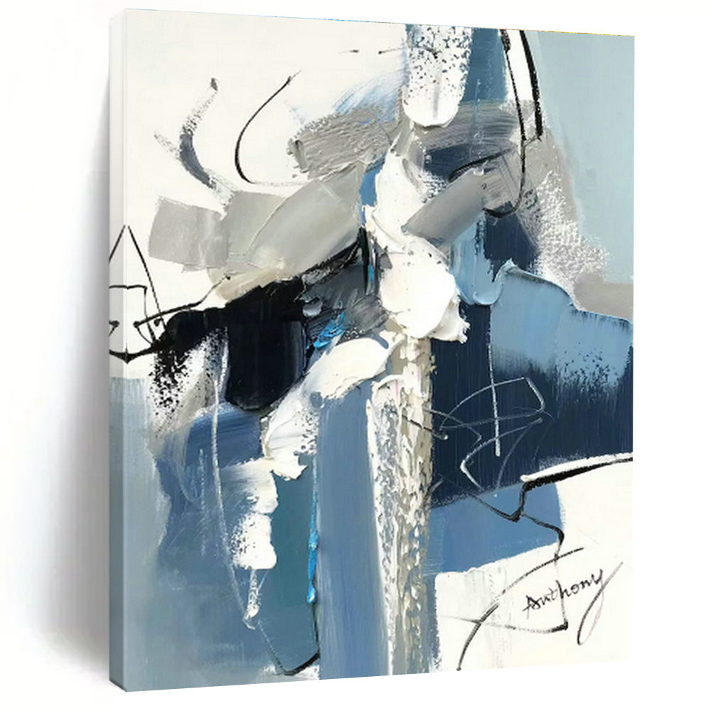 Custom Abstract Paintings for Cottage Bedroom Balconies and Office Reception Areas DLZ0782