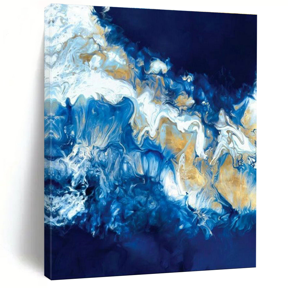Oversized Handmade Abstract Painting for Office & Entryway DLZ2350