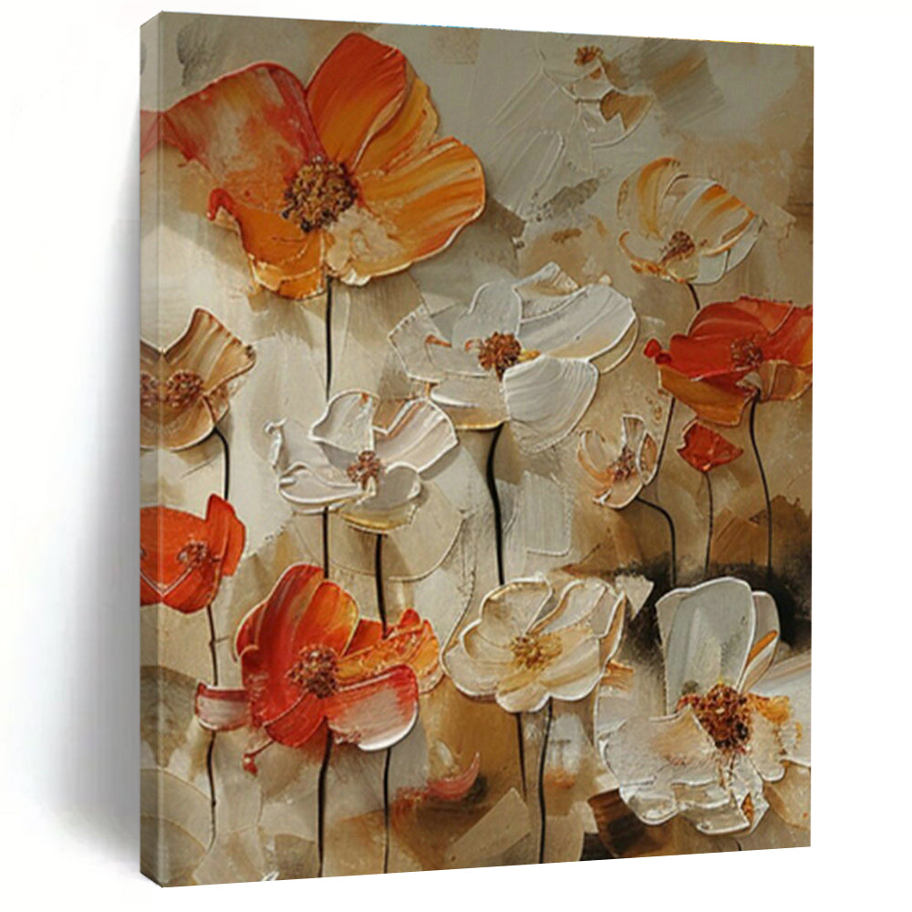 Hand - Painted Oversized Abstract Wall Mosaic for Bedroom & Entryway DLZ1406