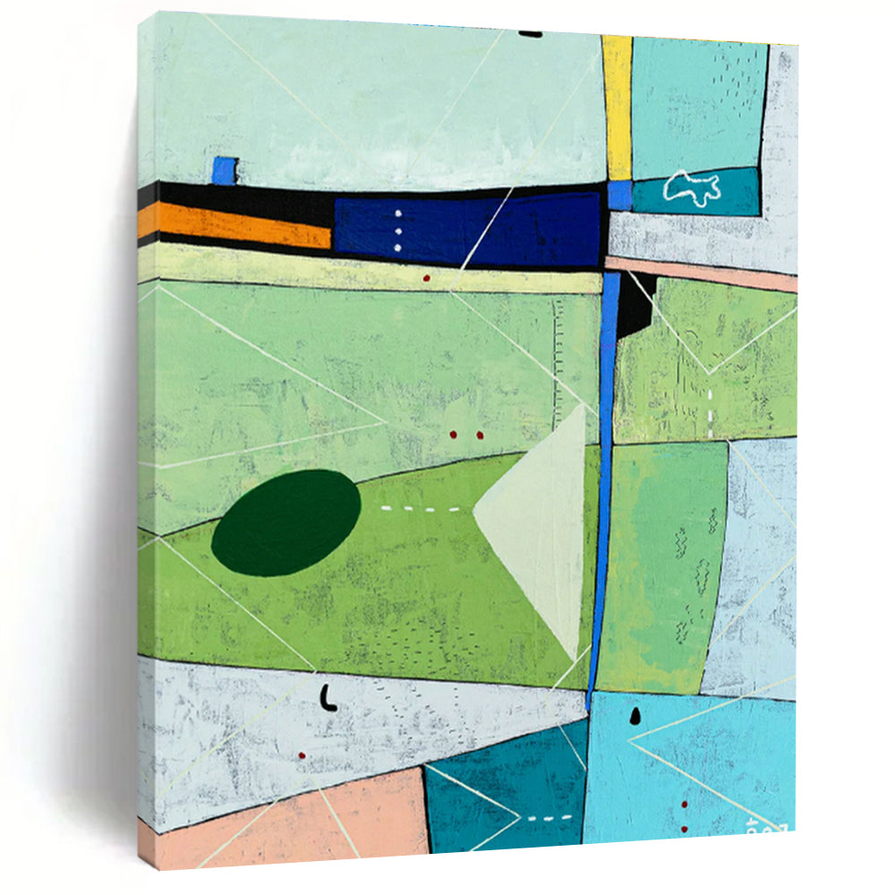 Colossal - Sized Custom Abstract Mural for Office & Bedroom DLZ1111