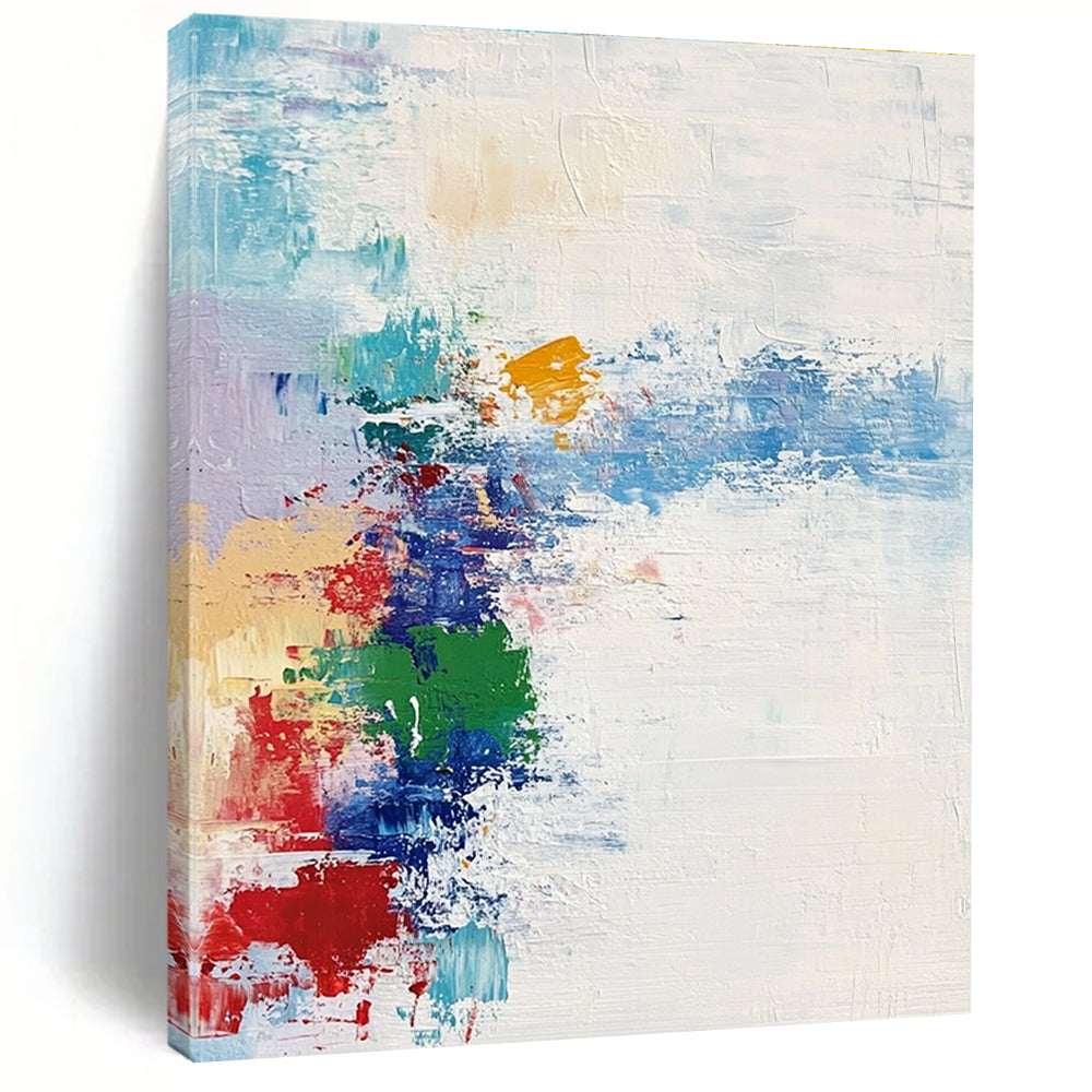 Colorful Splash Abstract Painting with Vibrant Hues GER701