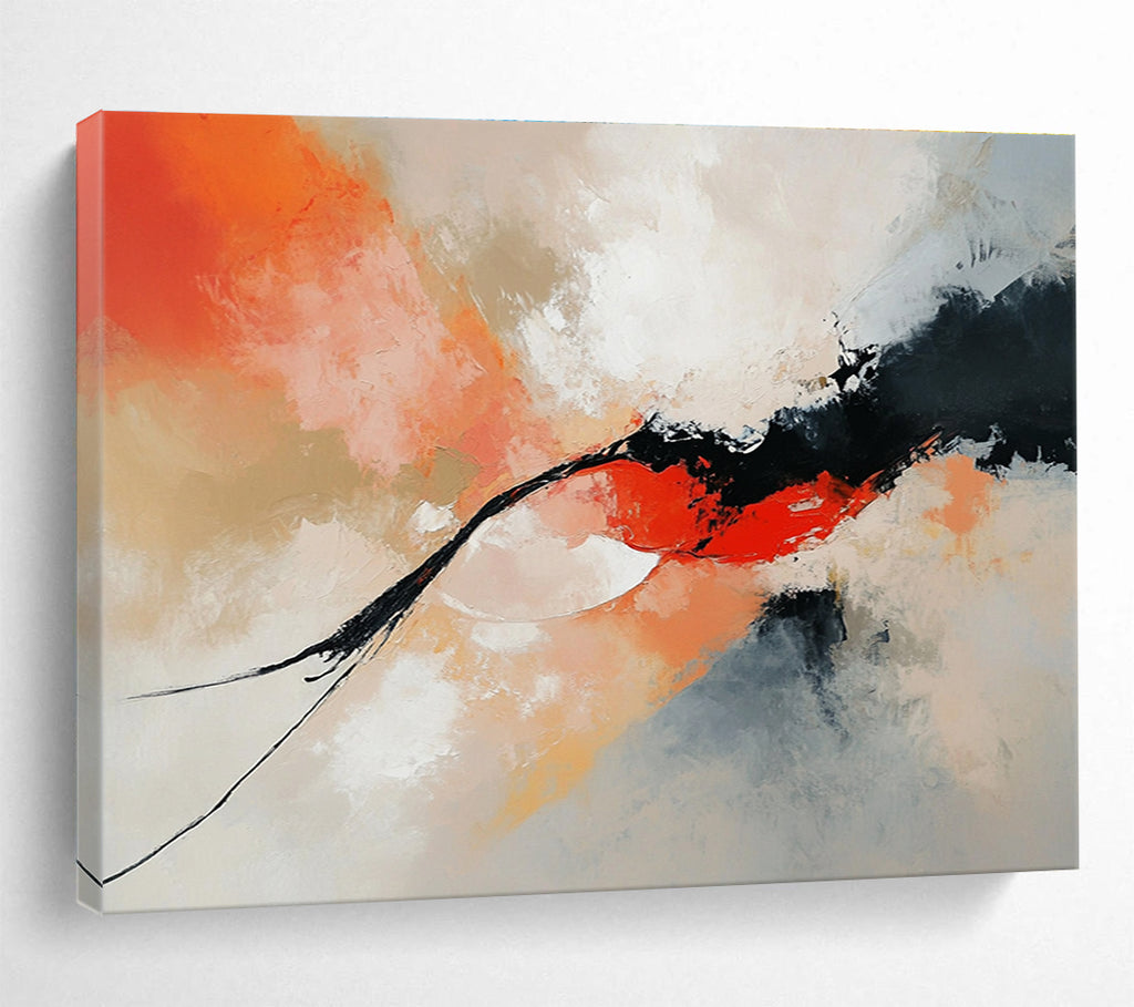 Dynamic Color Flow Abstract Painting with Expressive Brushstrokes DYP424