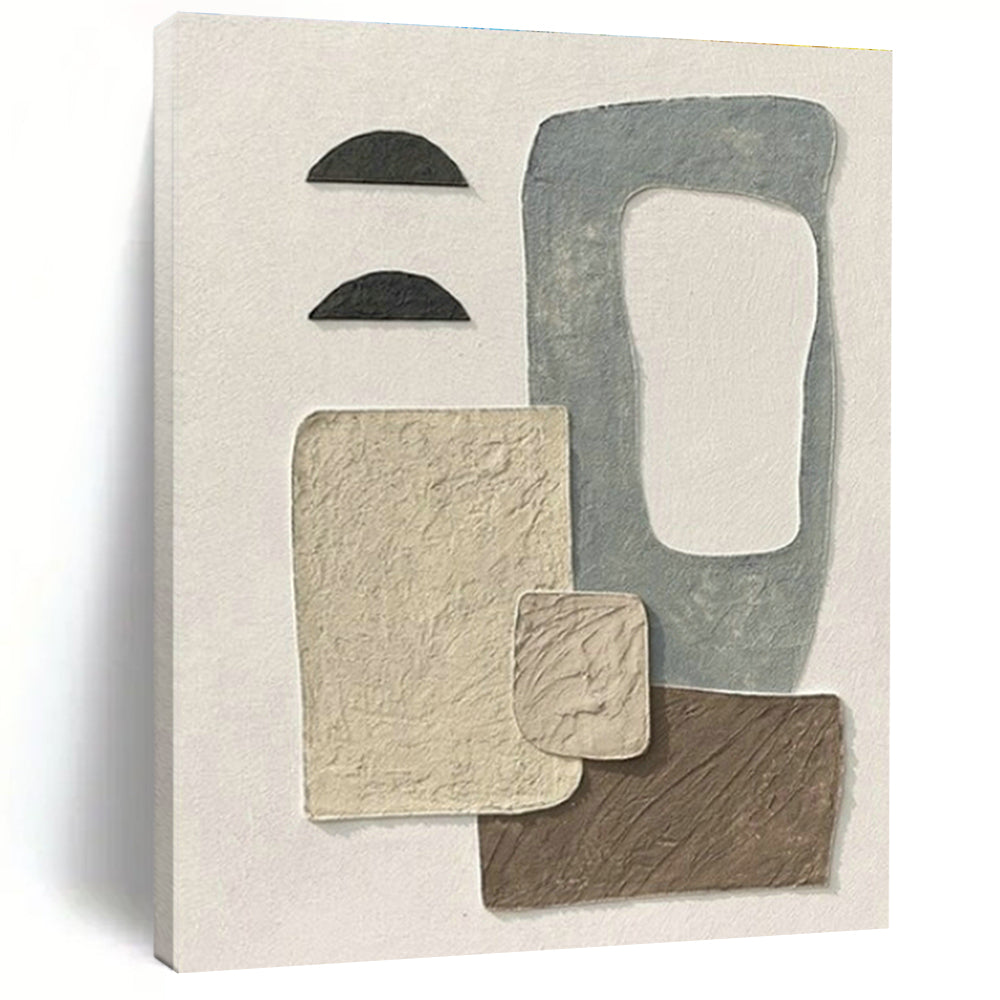 Custom Hand-Painted Abstract Canvas for Living Room and Office DLZ1524