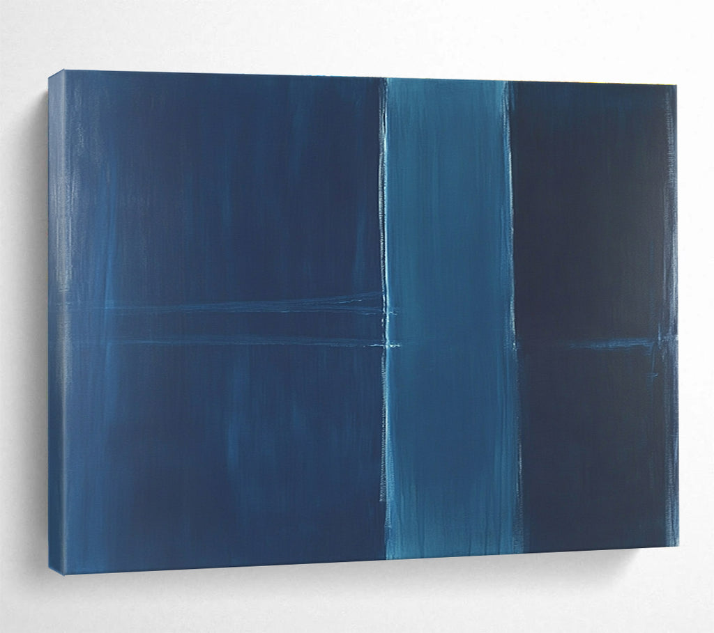 Deep Blue Abstract Painting DYP106
