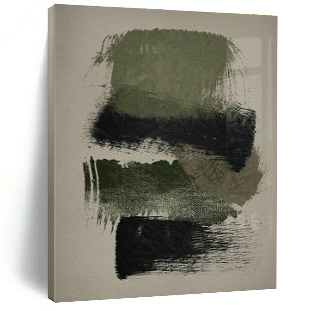 Exclusive Hand-Painted Abstract Mural for Living Room & Office DLZ1365