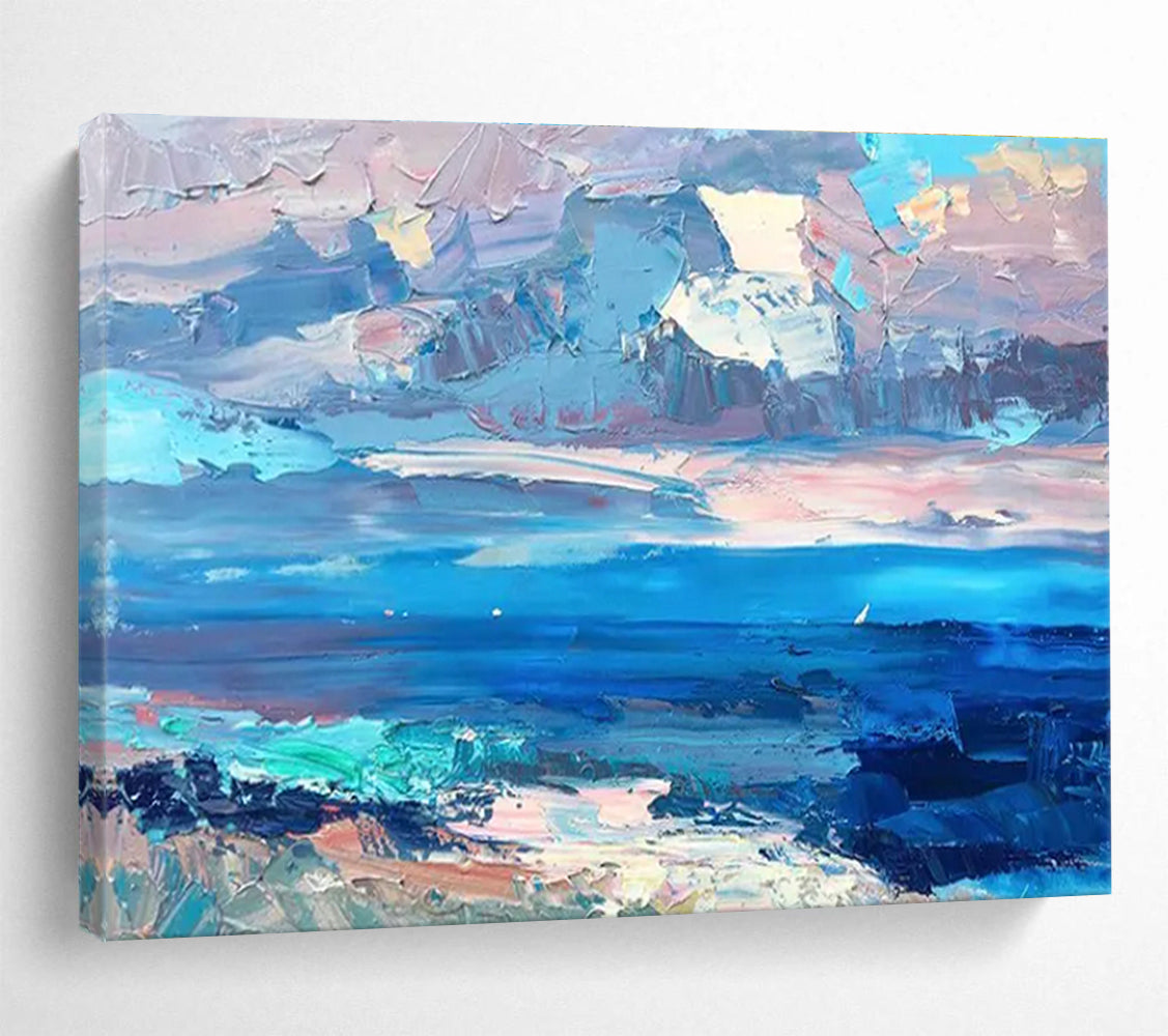 Abstract Sea and Sky Oil Painting THY440