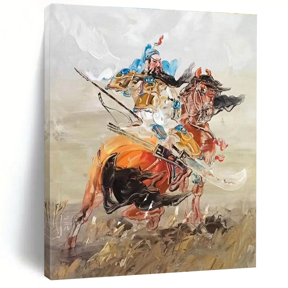 Hand-Painted Abstract Painting for Cottage Office & Hallway DLZ2290