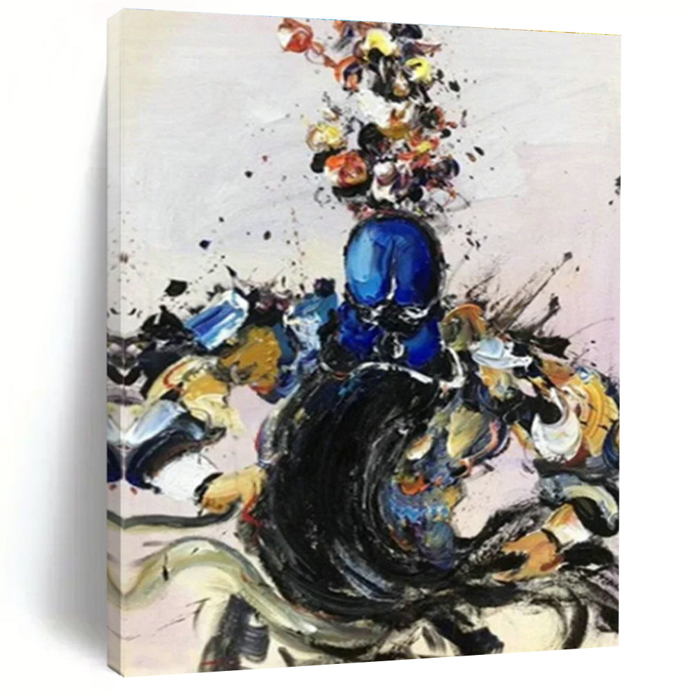 Large - Scale Hand - Painted Abstracts for Hallway Vaulted Ceiling Coffers & Cottage Outdoor Kitchen Counter Backs DLZ0863