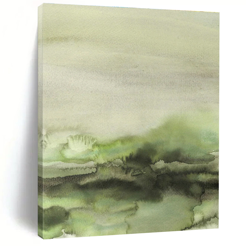 Hand - Painted Abstract Murals for Hallway and Cottage Entryway DLZ0521