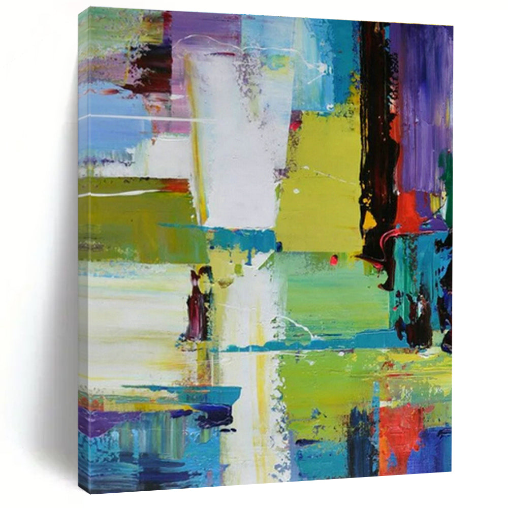 Handmade Abstract Art for Cottage Office Headphone Stand Wall & Hallway Umbrella Cover Storage Wall DLZ1783