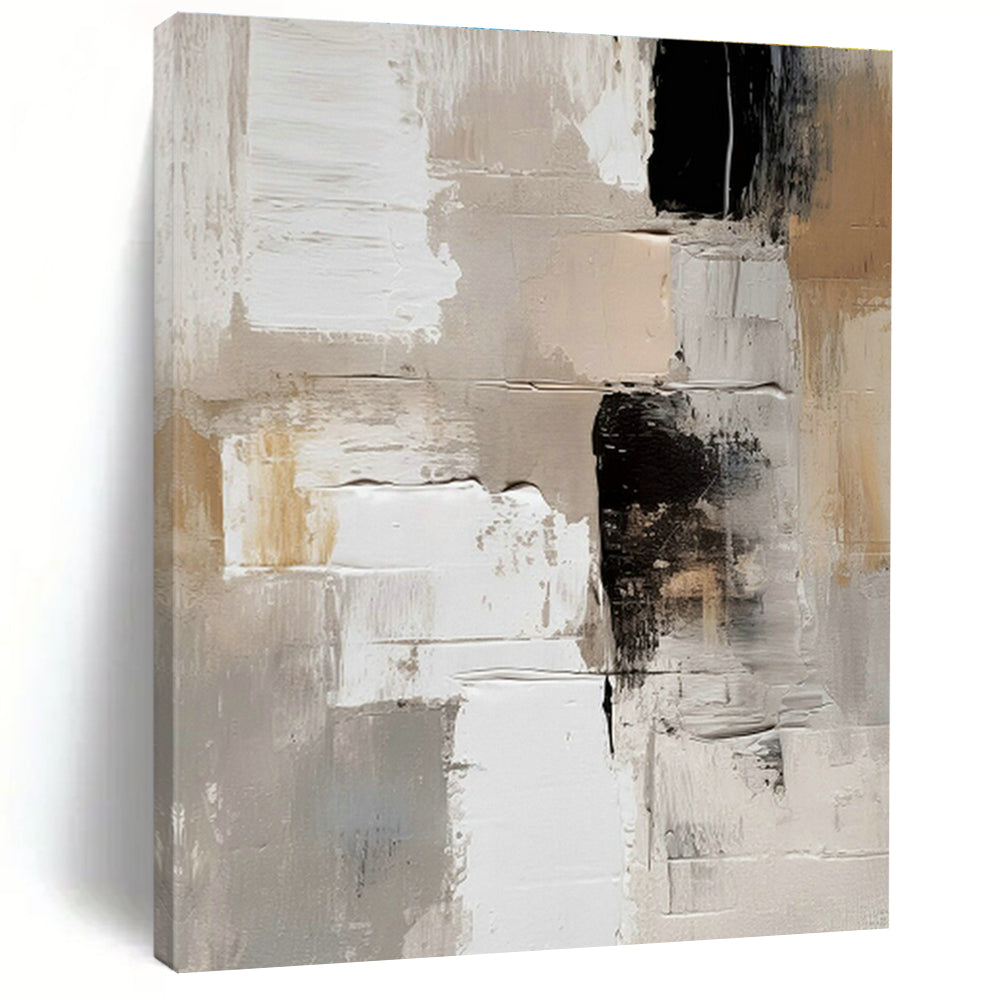 Hand - Painted Custom Abstracts for Cottage Dining Room Hutch Glass Panels & Hallway Wall Sconces DLZ0718