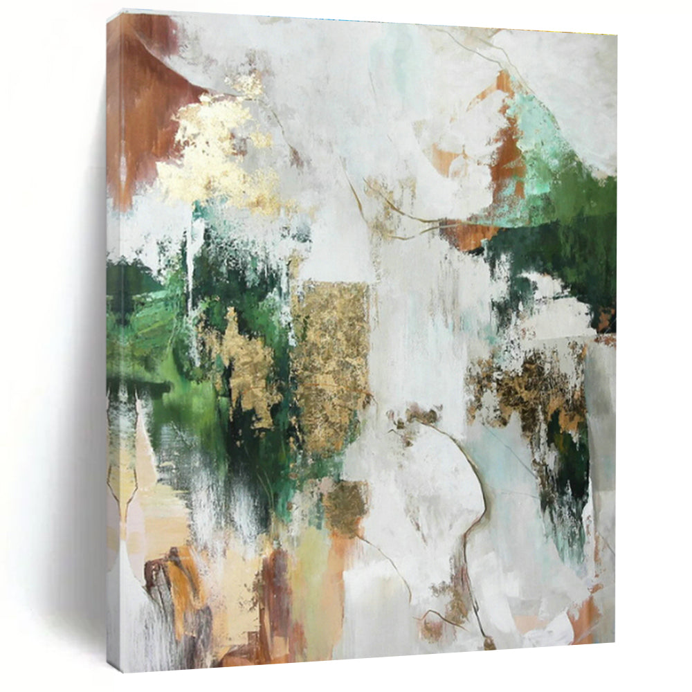 Oversized Personalized Hand-Painted Abstract Artwork for Hallway & Living Room DLZ1018