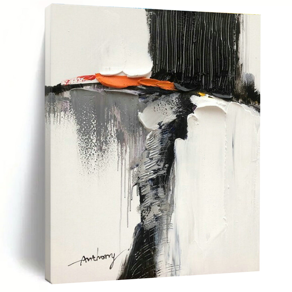 Handmade Abstract Wall Art for Cottage Office and Hallway Nook DLZ1673