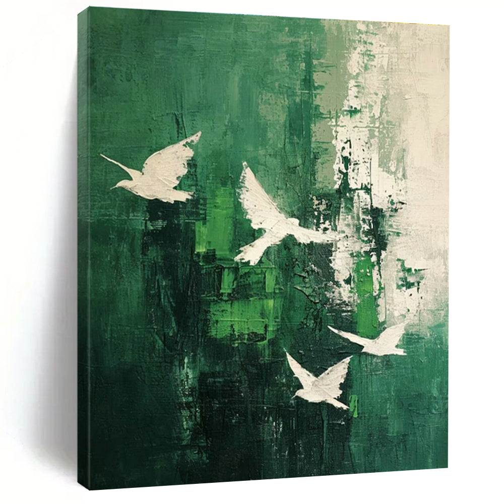 Large Custom Abstract Painting for Entryway & Dining Room DLZ1318