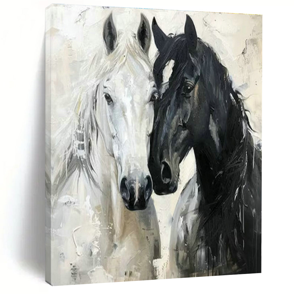 Original Hand-Painted Abstract Painting for Cottage Bedroom and Hallway DLZ1530