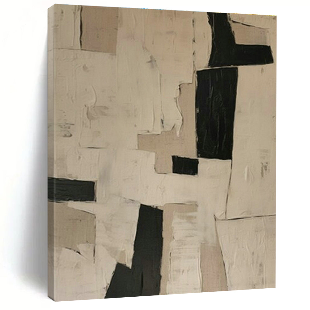 Large Customizable Hand-Painted Abstract Art for Hallway Coat Rack Wall and Living Room Entertainment Center Wall DLZ1852