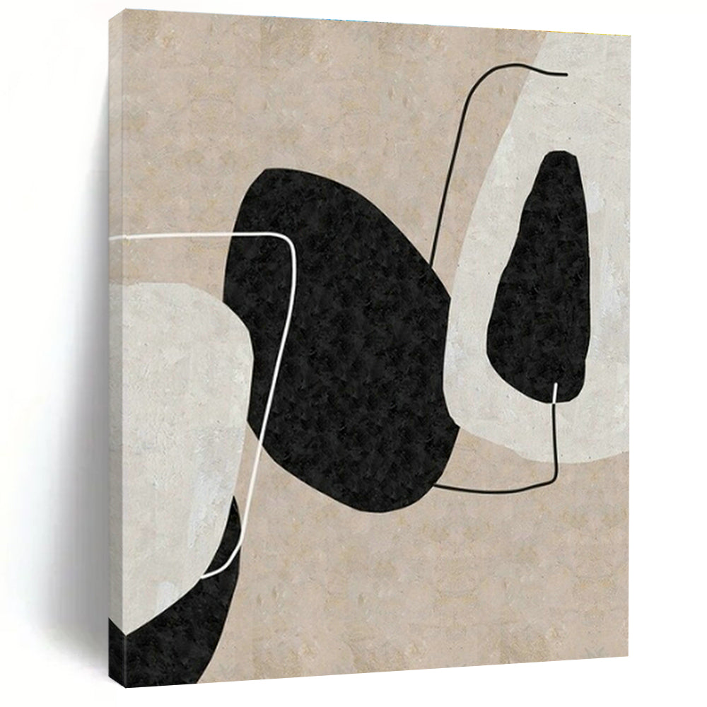 Large Handmade Abstract Canvas for Cottages & Dining Room DLZ2025