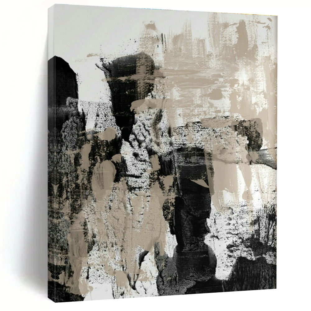 Oversized Hand-Painted Abstract Oil Painting Wall Hanging, Creating a High-End Atmosphere for Office and Corridor DLZ0973